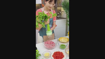 4 in 1 Portable Electric Vegetable Cutter Set